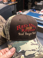 Camo Red Dog Reunion Hat
